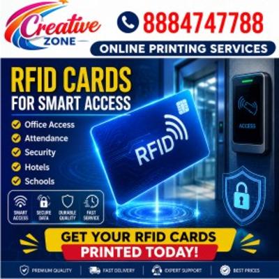 Online Printing RFID Cards | PVC cards | RFID Card Printing | lanyard Printing | 580